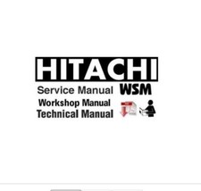 Complete Service Repair Manual for Hitachi EX55UR Excavator