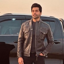 Men's Vintage Biker Distressed Brown Cafe Racer Leather Jacket