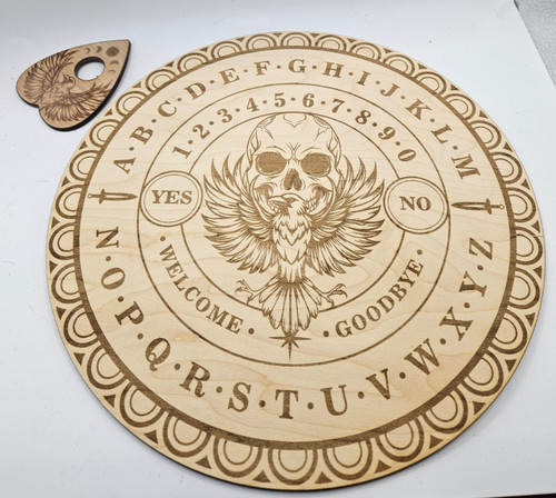 Wooden ouija board - wooden, &