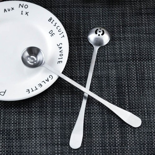 Stainless steel olive strainer - steel,