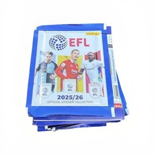 50 X PACKETS PANINI EFL 2025/2026 OFFICIAL STICKER COLLECTION NEW UK STOCK