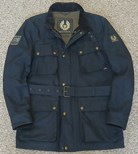 SUPERB BELSTAFF ROYAL ENFIELD WAX  JACKET - UK 42 - V RARE LTD EDITION COST £595