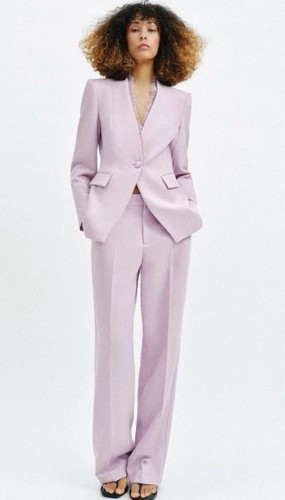 Zara fitted blazers with lace - blazers,