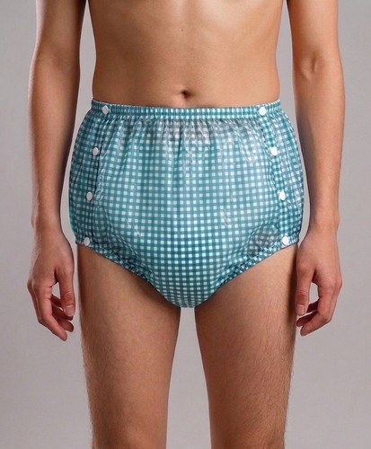 Adult plastic pants snap on - adult,