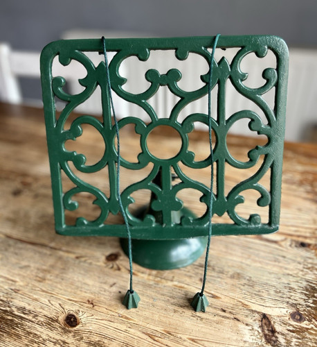 Cast iron cookbook stand - cast,