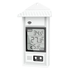 Max Min Thermometer - Garden Greenhouse Indoor Outdoor Temperature Digital Wall