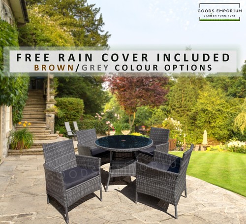 Rattan dining set garden - dining,