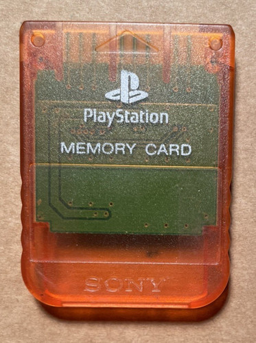 Official ps1 memory card - official,