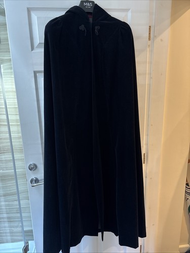 Ladies black velvet long - velvet,