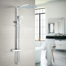Shower system with thermostatic shower fittings rain shower shower set shower column shower