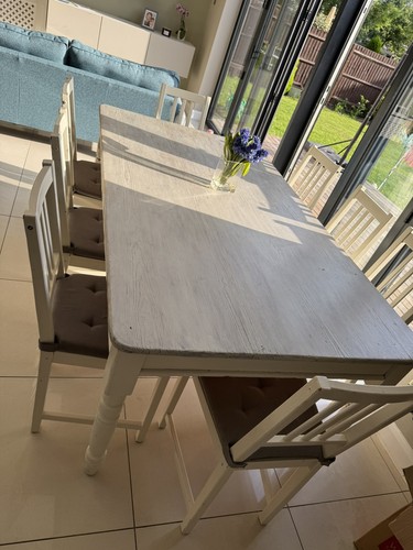 Wooden dining table - table, chic