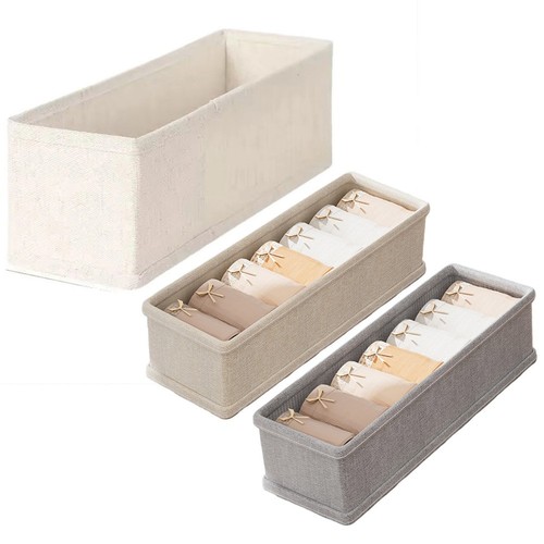 Cotton linen storage box - linen,