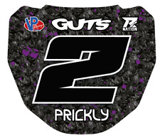 ODI DH Mountain Bike Front Number Plate Custom Thick GRAPHIC Surron Forge Carbon