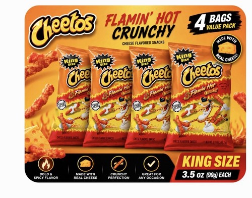 Cheetos flamin hot crunchy - cheetos,