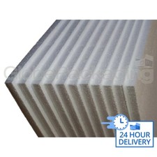 200 x POLYSTYRENE FOAM PACKING SHEETS 600x400x25mm