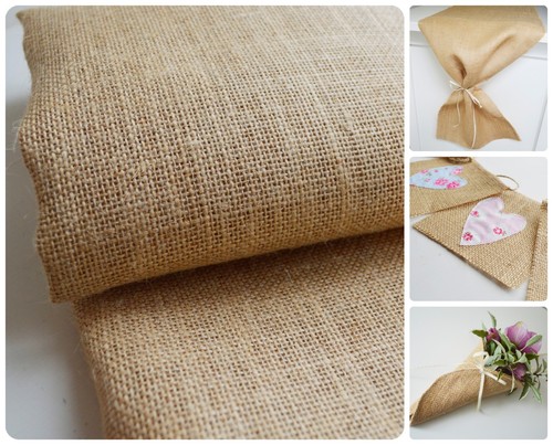 Hessian fabric 100 - fabric, natural