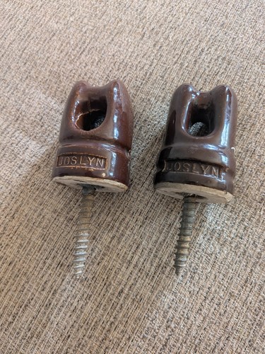 Pair vintage joslyn brown - of,