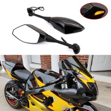 2x Motorcycle Mirrors Smoke