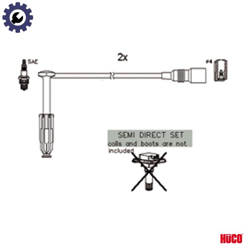 Ignition cable kit 134122 for - ignition,