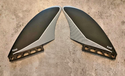 Surfboard fin twin keel - fin,
