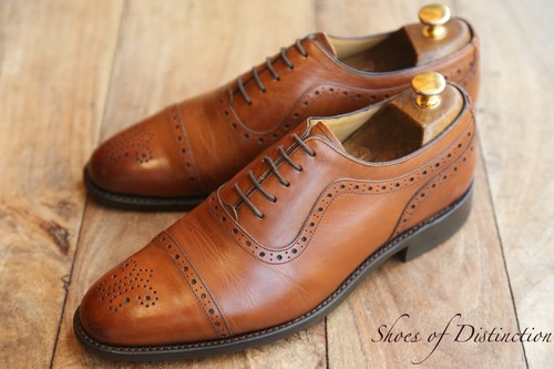 Loake tan brown leather - loake, oxford