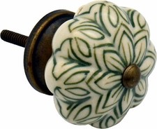 Vintage Door Knobs Ceramic