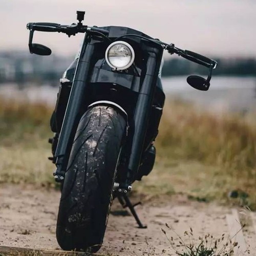 Custom motorcycle bar - motorcycle, end