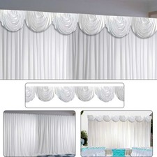 3x3M White Wedding Stage Backdrop Photography Background Drape Curtain
