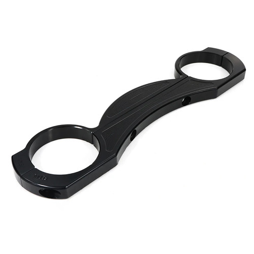 Motorcycle front fork - front, brace