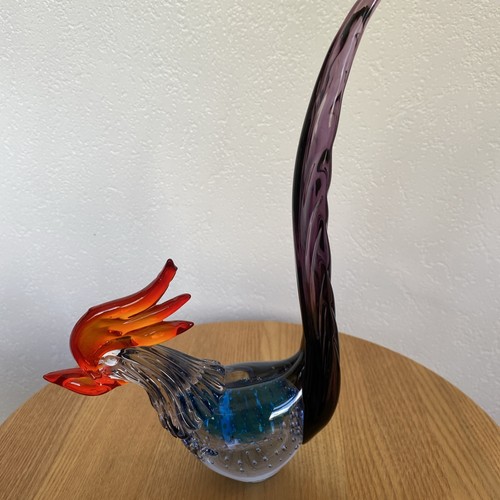 Vintage glass cockrel murano - vintage,
