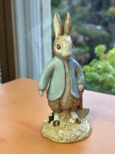 Beatrix Potter Peter Rabbit Digging BP11a rare John Beswick excellent
