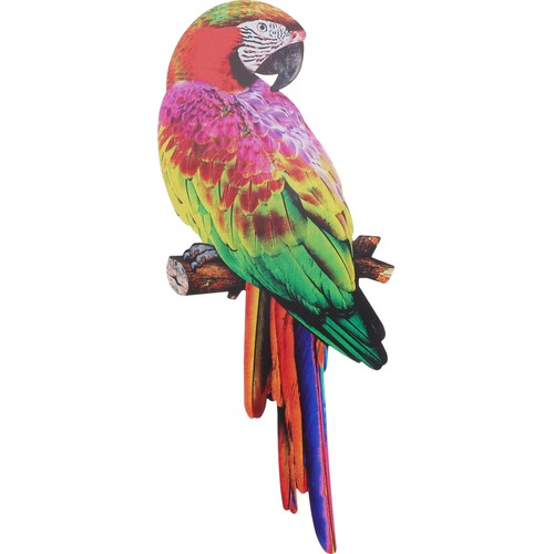 Metal parrot wall art hanging - art,