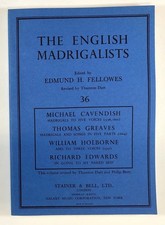 English Madrigalists Michael Cavendish Thomas Greaves William Holborne Richard