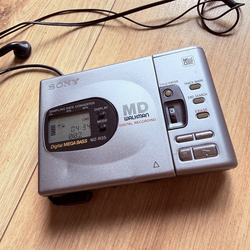 Sony r35 portable minidisc - sony,