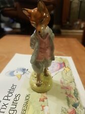 Official Beatrix Potter Figures By Beswick - Foxy Whiskered Gentleman F.Warne