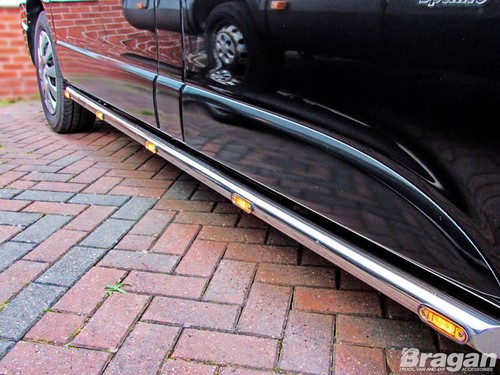 Side bars amber leds - side, +