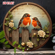 Bird Box Garden Plaque Wall Art Ornament