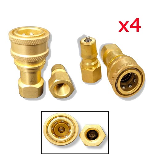 Brass quick disconnect - brass,