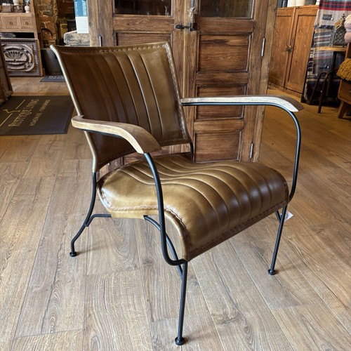 Rustic brown leather - leather,