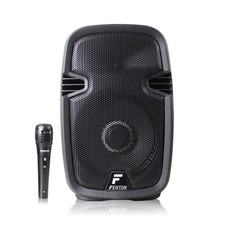 Portable PA System Active Speaker Battery Powered Bluetooth & Microphone 8"