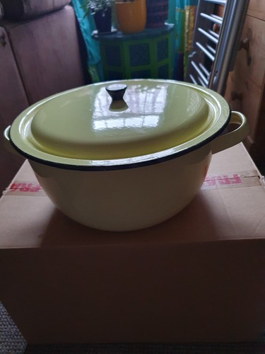 Very large vintage - , enamel