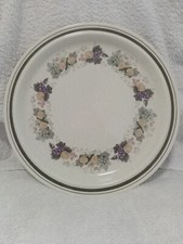 Royal Doulton Harvest Garland Dinner Plate Made in England Vintage 26cm Wide