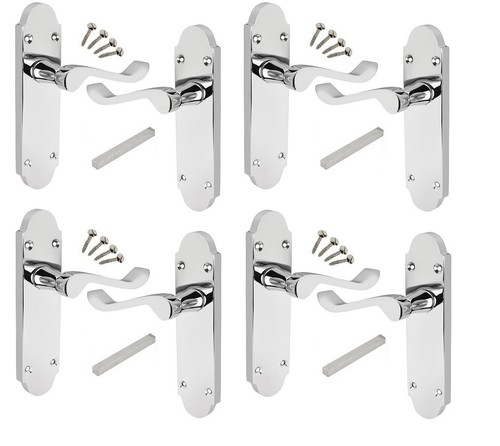 Door handles chrome - door, polished