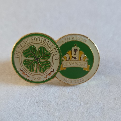 Retro celtic pin - fc, badge