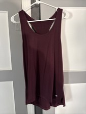 Alphalete Maroon Lifting Stringer Tank Size Medium