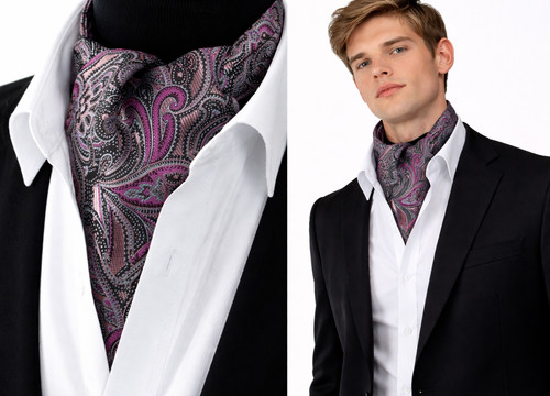 Dusty pink men cravat - dusty,
