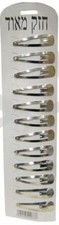 Metal Kippah Hair Clip, Pack of 12 Kippot Yarmulke