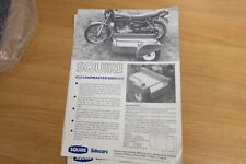 SQUIRE CL2 LOADMASTER SIDECAR SALES BROCHURE SPECS SHEET KZ550