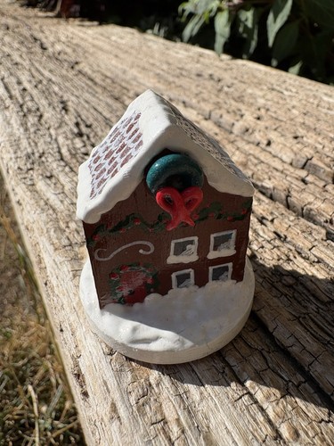 Handpainted wooden gingerbread - handpainted,