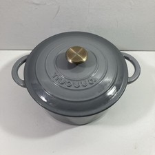 Large Cast Iron Nuova Casserole Dish 24CM Enamelled Heavy Dutch Oven Cook Pot